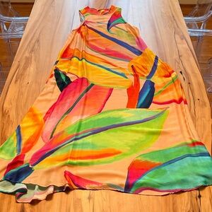 FARM Rio Colorful Tropical Maxi Dress